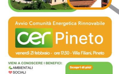 La nascita della Comunità Energetica Rinnovabile di Pineto